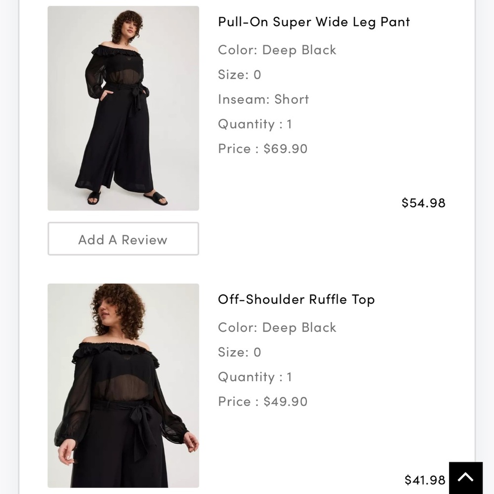 Pull-On Super Wide Leg Pant - Deep Black